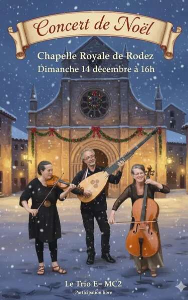 Concert de Noël : Trio E= MC2 à la Chapelle Royale