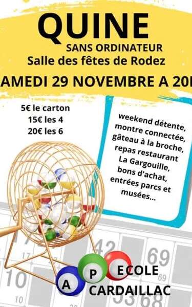 Quine de l'école de Cardaillac