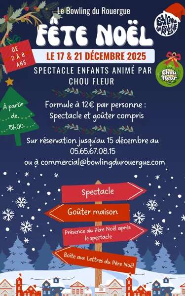 Fête de Noël au Bowling du Rouergue