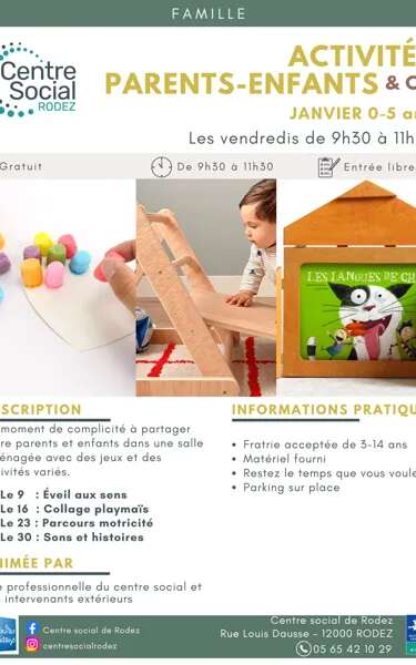 Activités parents & enfants (0-5ans)