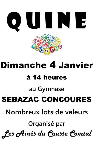 Quine des ainés du Causse Comtal