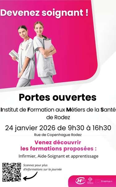 Portes Ouvertes Institut de Formation aux Métiers de le Santé de Rodez