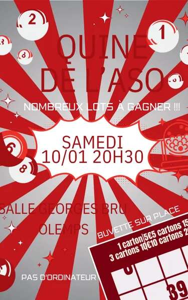 Quine du foot A.S Olemps