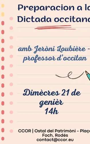 Atelier de préparation à la dictée occitane