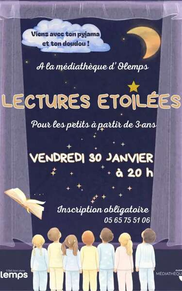 Lectures étoilées à la médiathèque