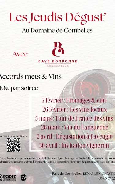 Les Jeudis Dégust' au Domaine de Combelles