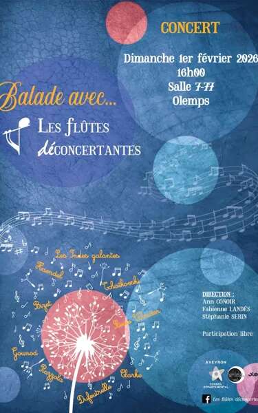 Concert les Flûtes Déconcertantes