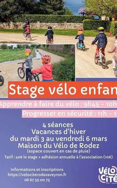 Stage de vélo - progresser à vélo