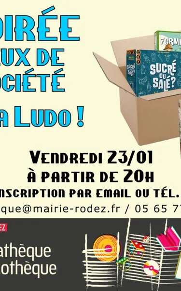soirée Jeux à la ludothèque de Rodez