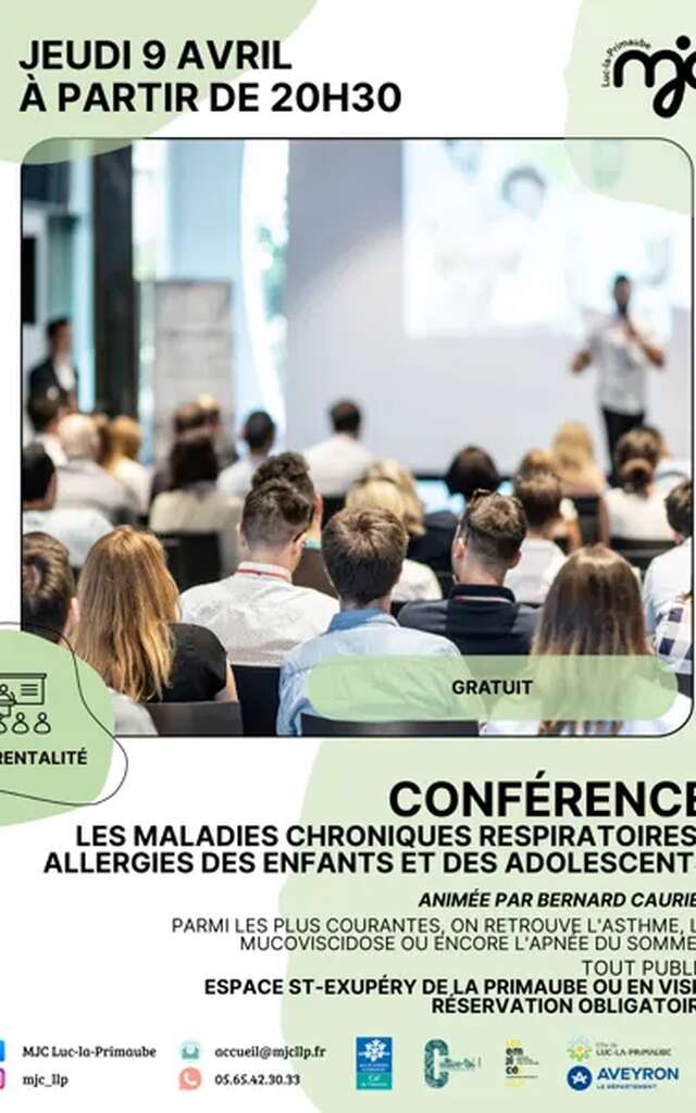 CONFÉRENCE : Les maladies chroniques, les allergies respiratoires des enfants et adolescents