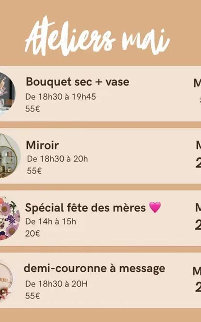 Atelier Art Floral : Miroir