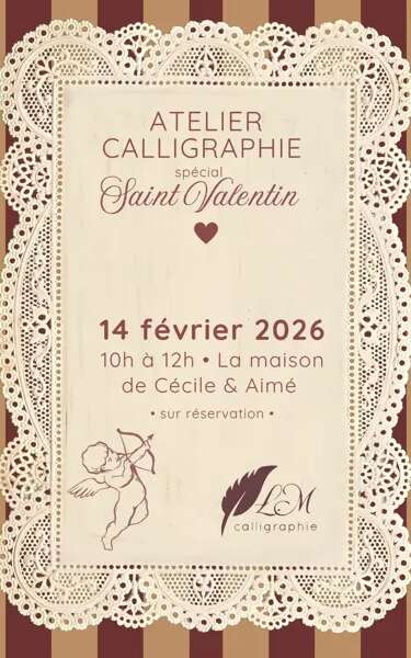 Atelier Calligraphie spécial St Valentin