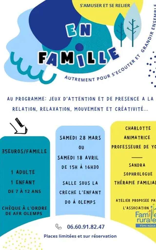 Atelier jeux En Famille !