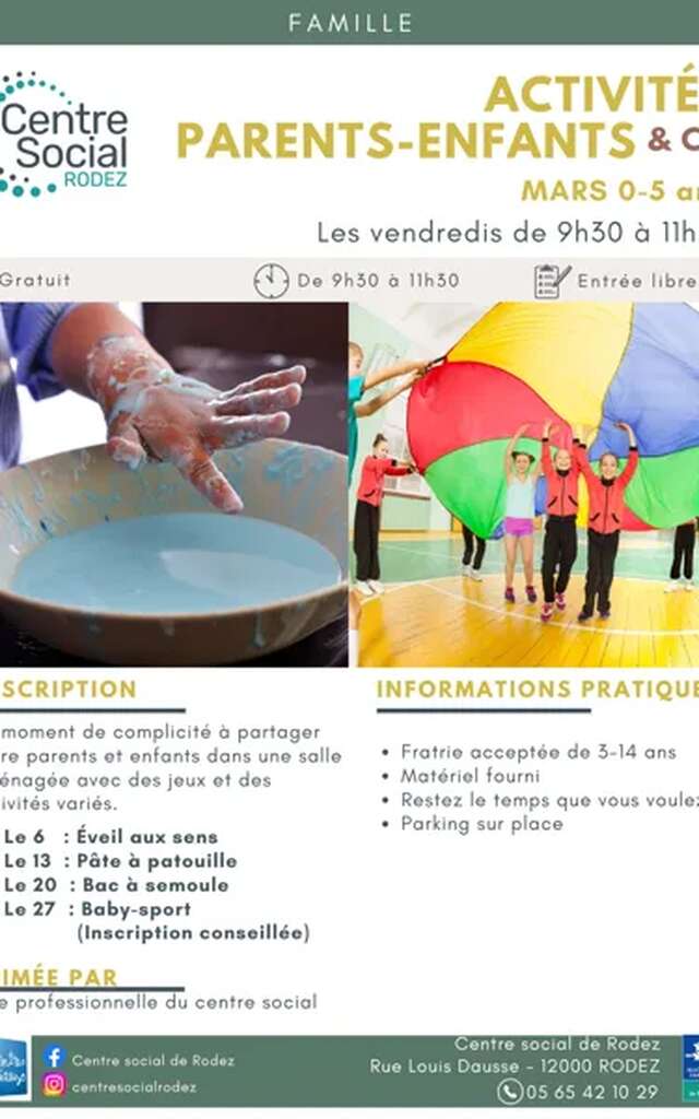 Activités parents & enfants (0-5ans)