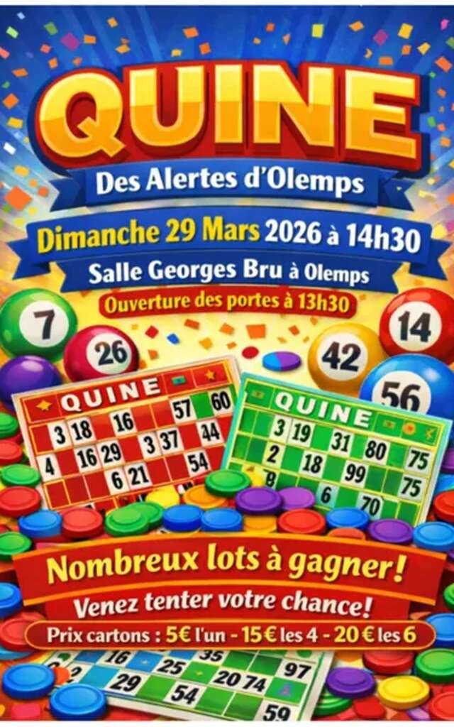 Quine les Alertes d'Olemps