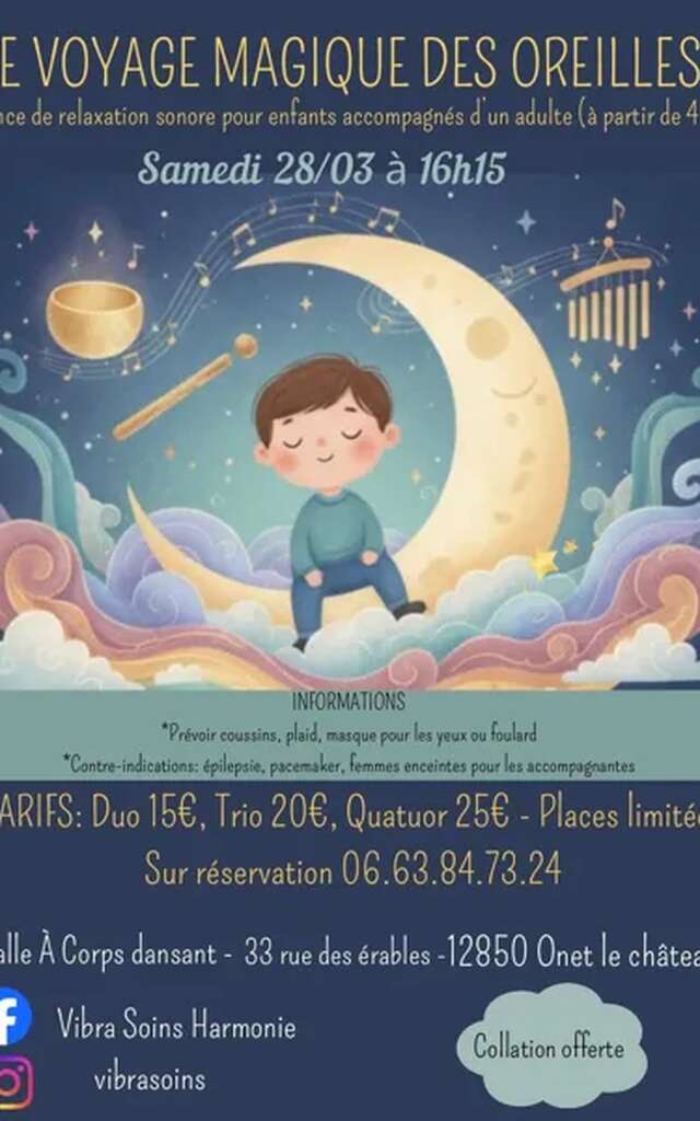 Voyage sonore : "Le voyage magique des oreilles"