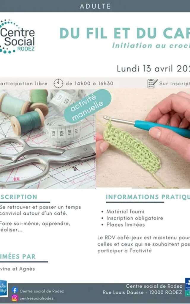 Atelier créatif : Du fil et du café