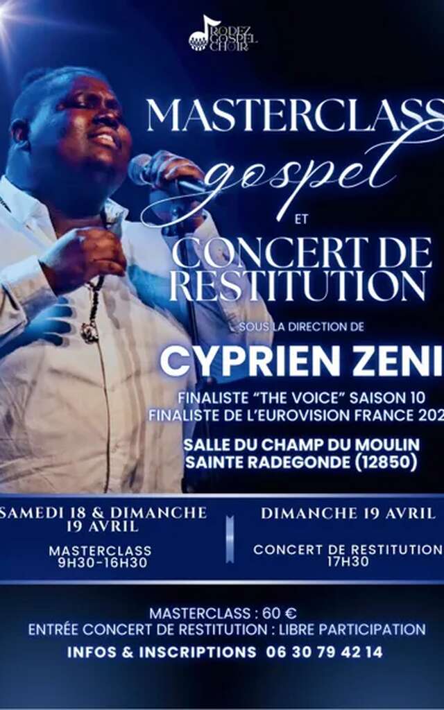 Masterclass gospel et concert de restitution