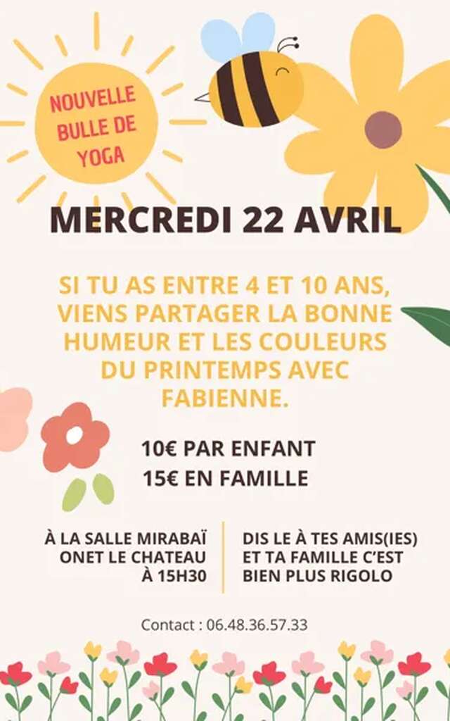 Nouvelle bulle de yoga