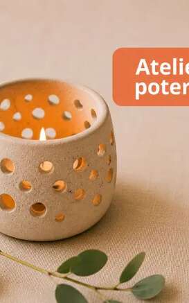 Atelier : Photophore en céramique