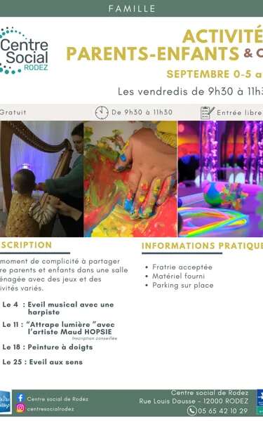 Activités parents & enfants (0-5 ans)
