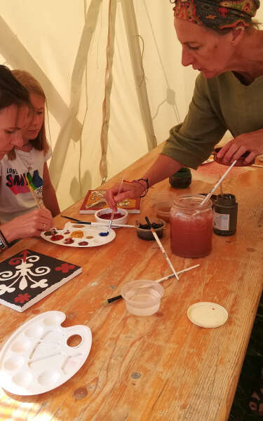 Musée-parc Arkéos - Arkéos - Atelier artisan tout public : Fresque