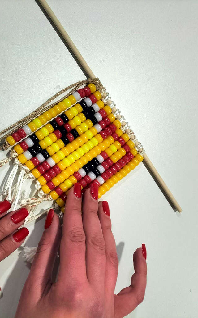 Mon Art déco en famille : oeuvre d'art en perles