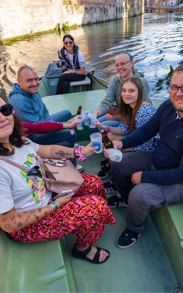 Apér'eau à bord des bateaux promenades du Vieux-Douai
