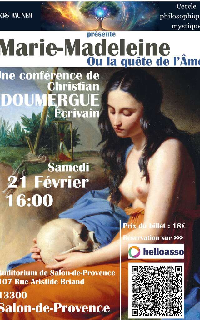 Conférence : Marie-Madeleine ou la Quête de l'âme