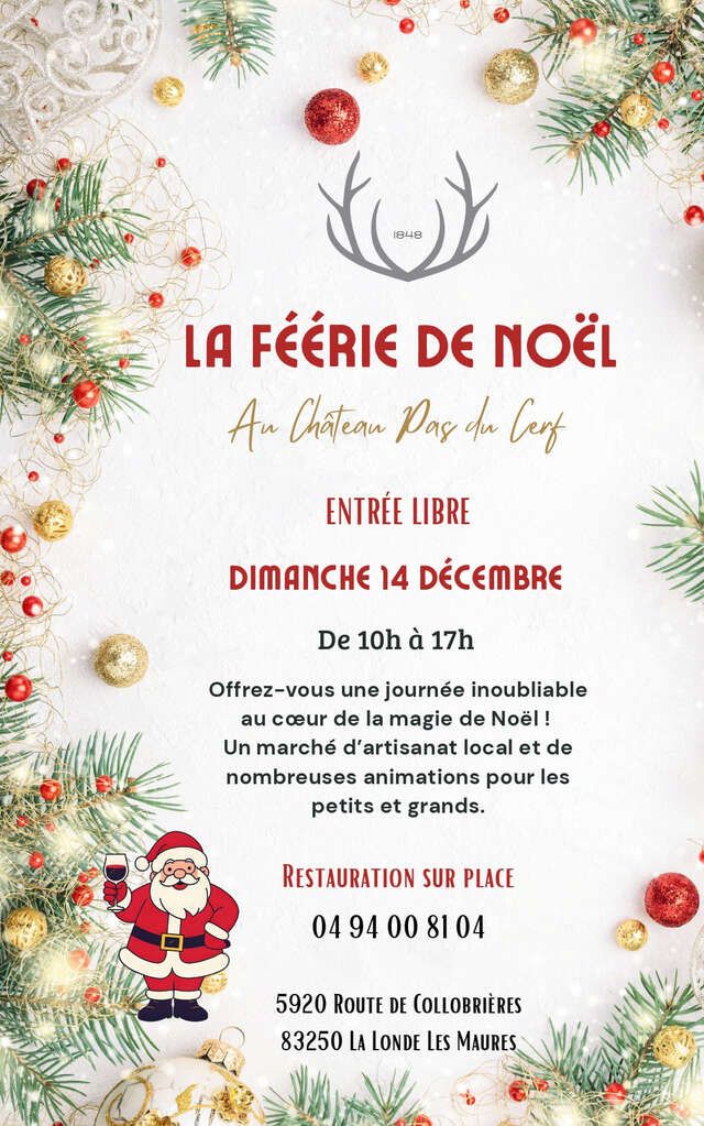 Marché de Noël au Château Pas du Cerf