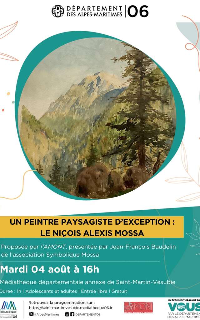 Conferenza - "Un pittore di paesaggi eccezionale, Alexis Mossa di Nizza".