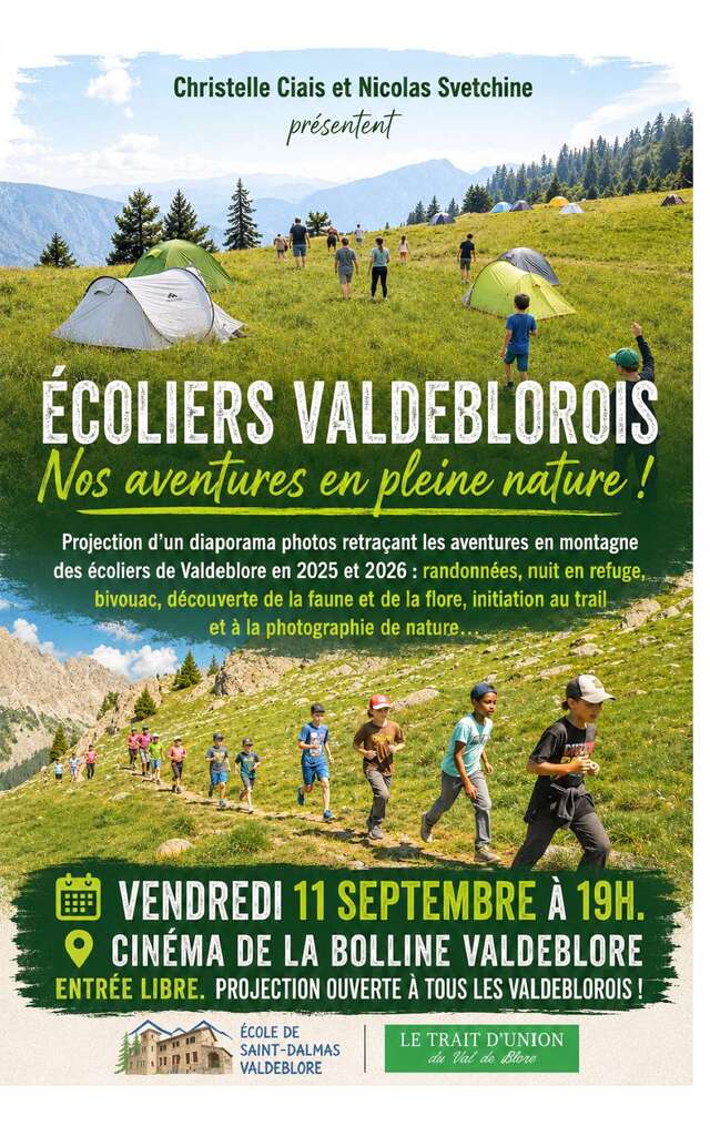 Film Screening: "Valdebloro Schoolchildren: Our Adventures in the Great Outdoors!"