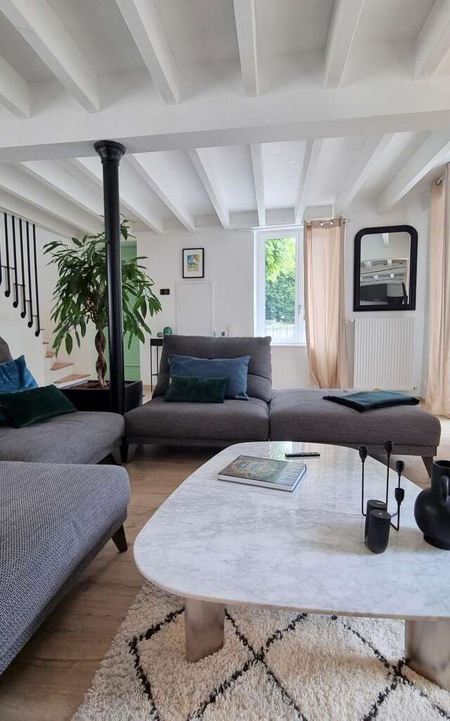 Les maisons de l'Abreuvoir, côté parc