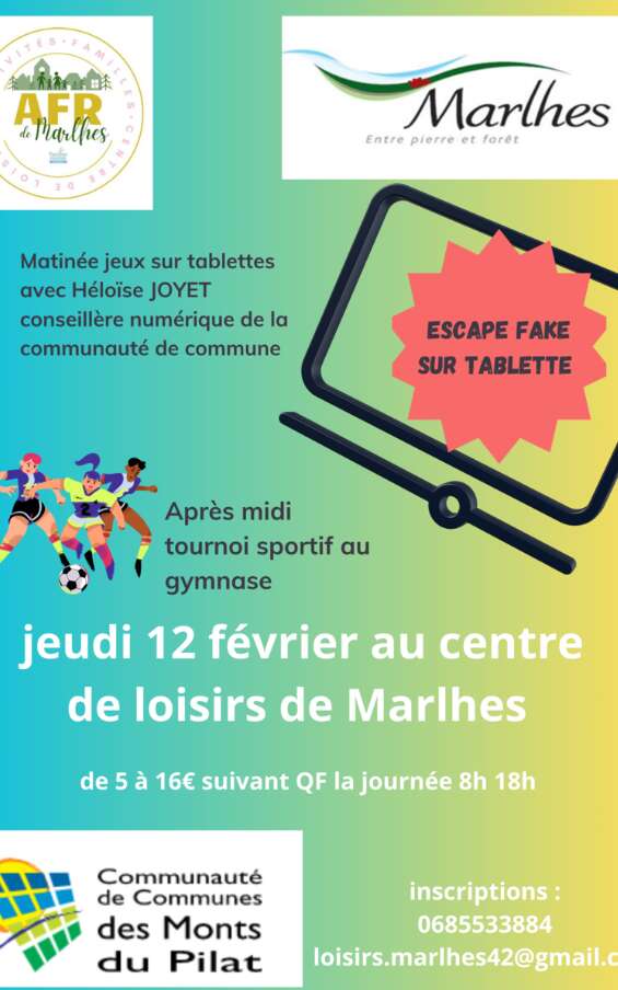 Journée  "Escape Fake" et tournoi sportif