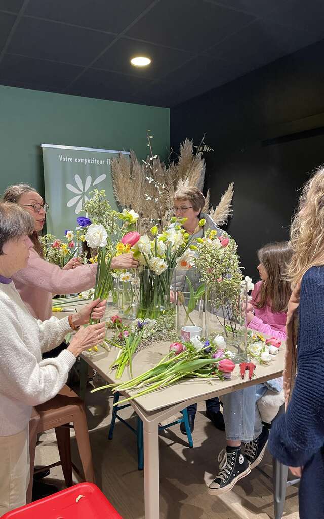 Atelier bouquet de fleurs locales