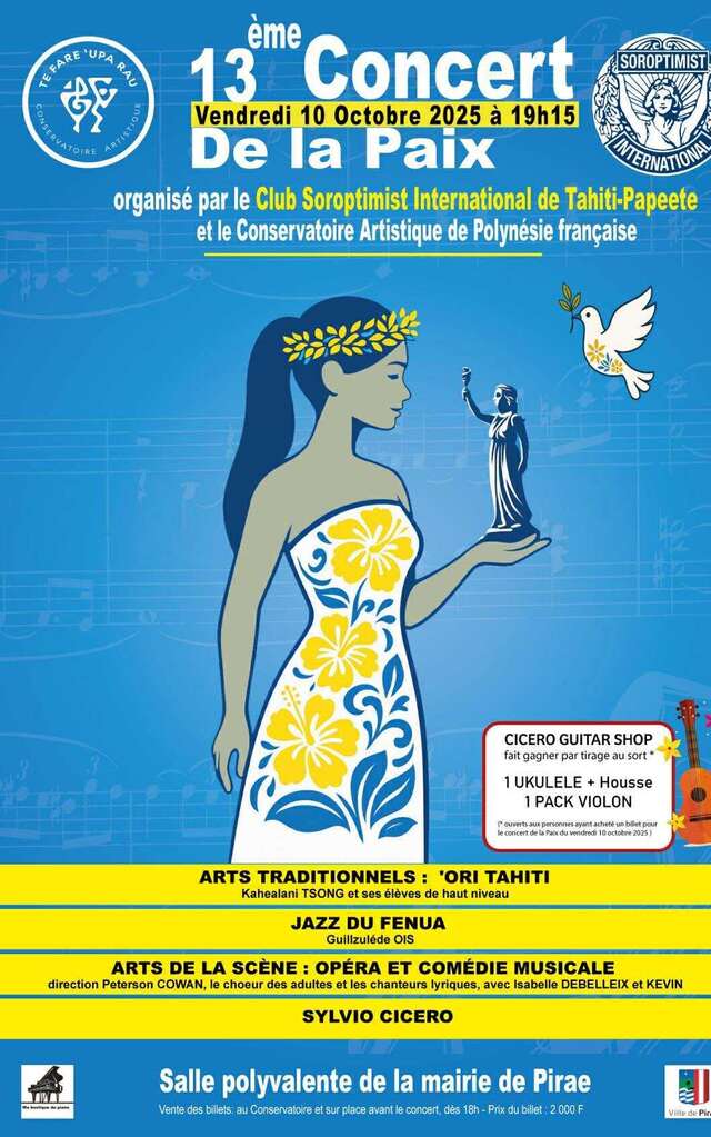 Concert de la Paix - Mairie de Pirae