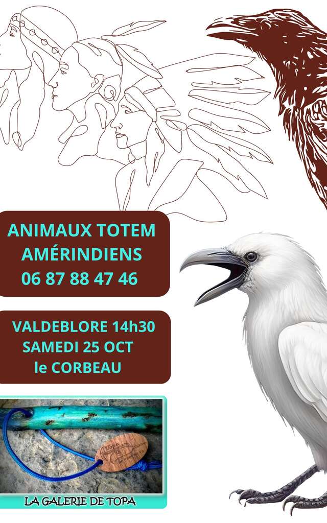 Conférence Animaux Totem Amérindiens