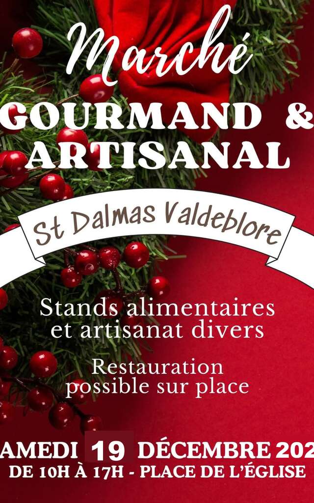 Marché à thème "Gourmand & Artisanal de Noël"