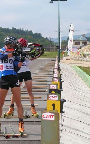 Biathlon at Les Plans d'Hotonnes