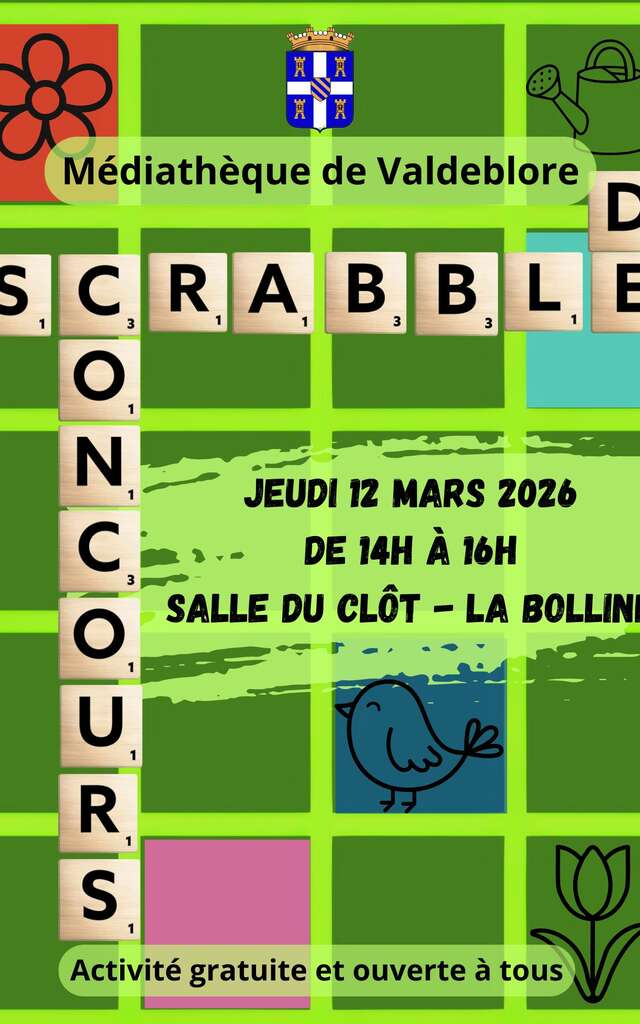 Concours de Scrabble - Médiathèque Valdeblore