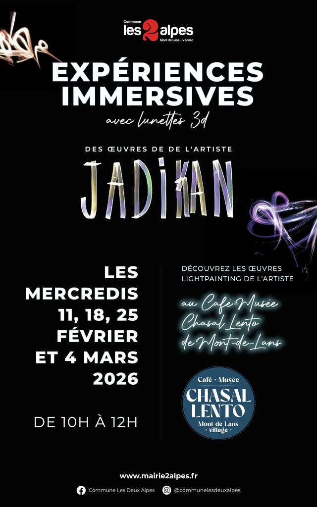 Expérience 3D - Lightpainting avec Jadikan