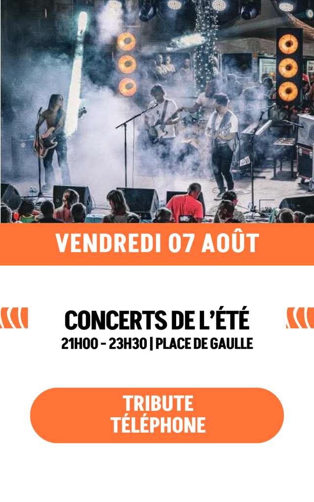 Concert de l'été - Tribute Téléphone (Jean-Louis & Co)