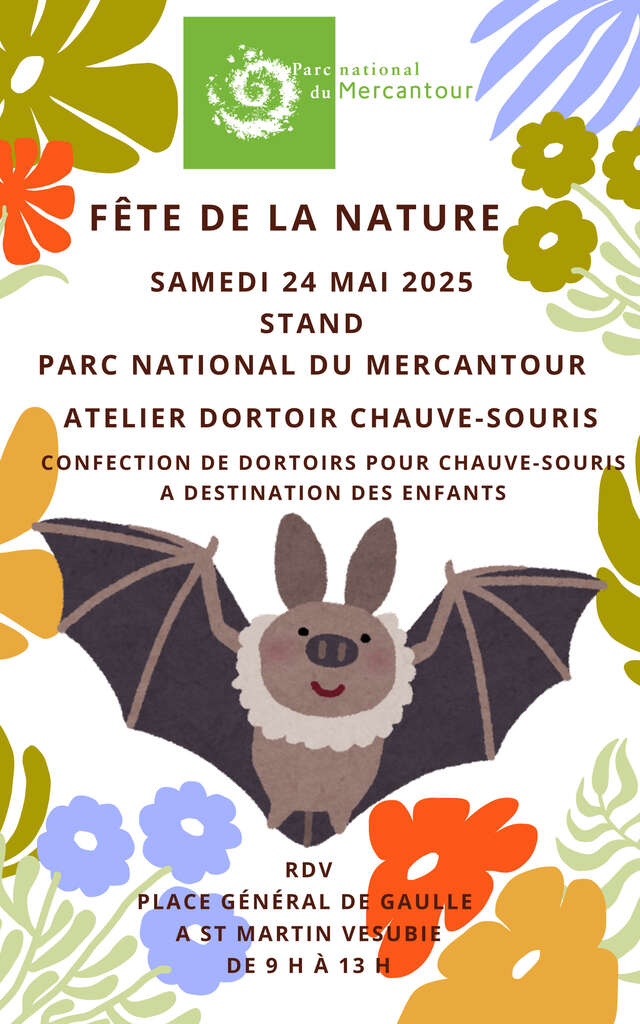 Stand du Parc national du Mercantour et Atelier dortoirs pour chauve-souris