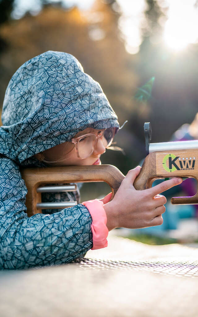 Hiver 2025/2026 - Bougez dans le Pilat - Biathlon Laser (à partir de 10 ans) - Le Bessat