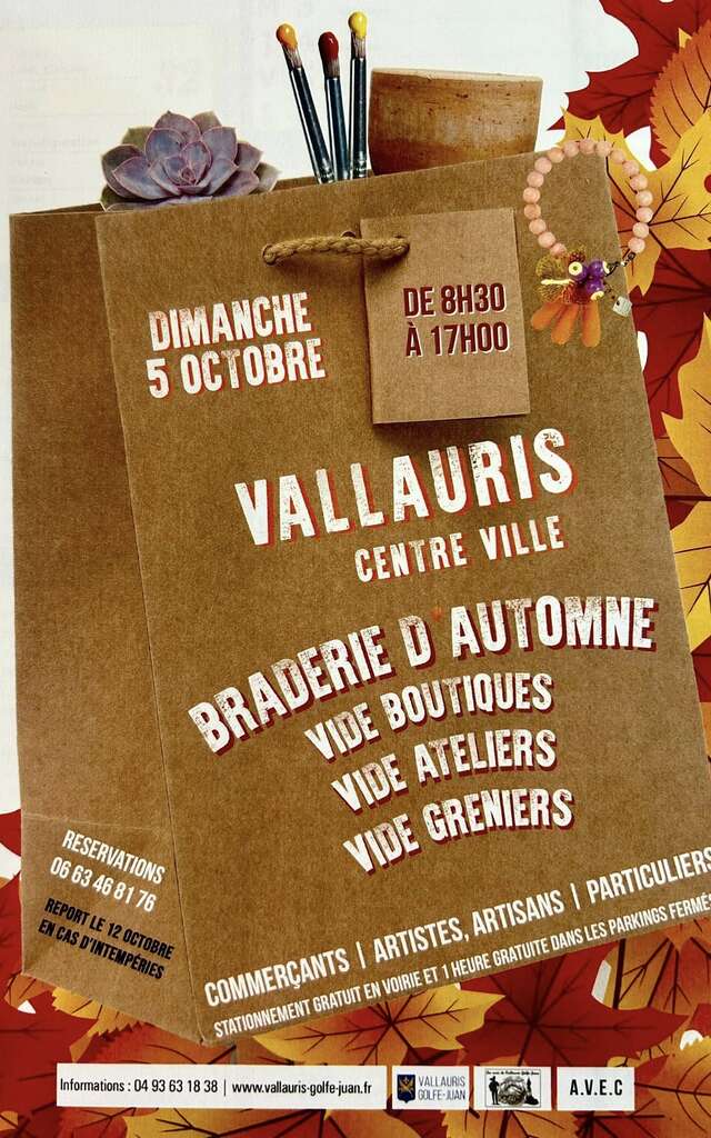 Braderie d'Automne à Vallauris
