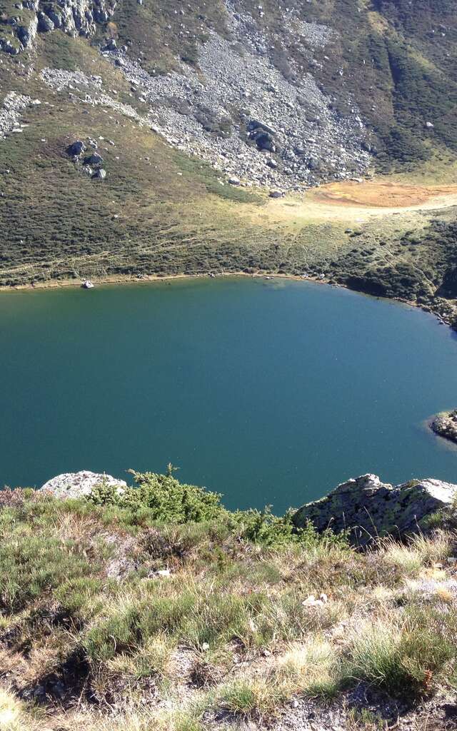 Etang d’Appy depuis la station des Monts d’Olmes