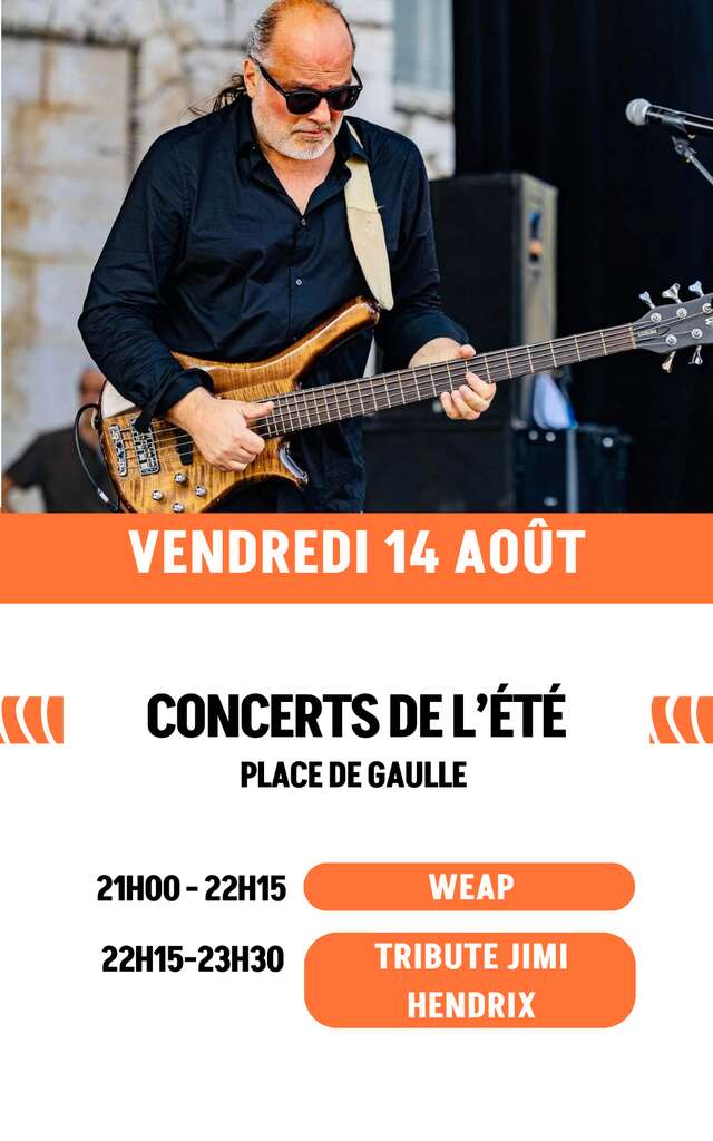 Concert de l'été - WEAP // Tribute Jimi Hendrix (Micael Sene)