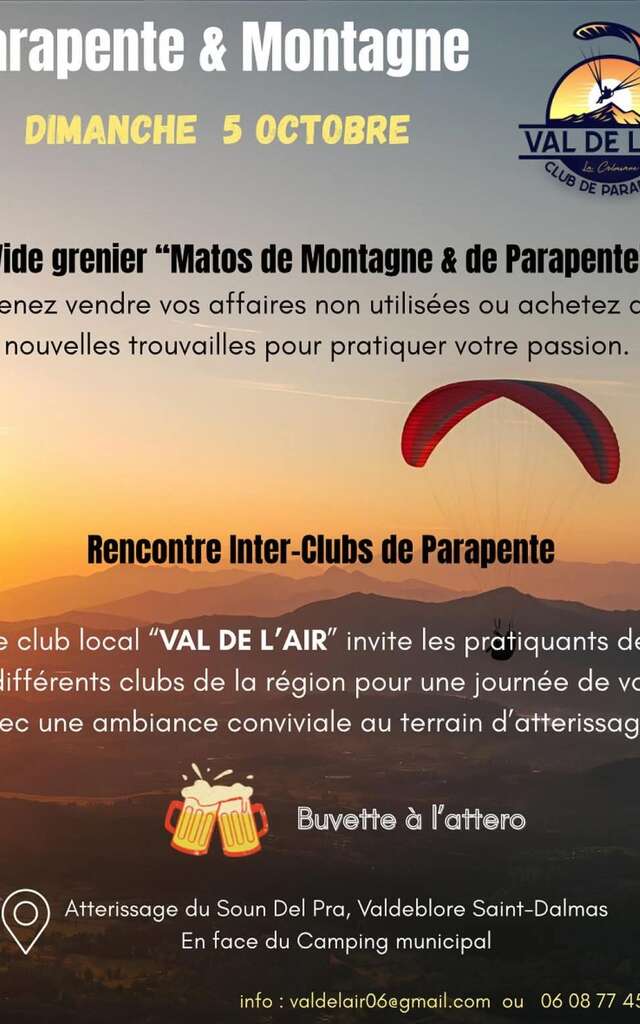 Rencontre Interclubs de Parapente à Valdeblore