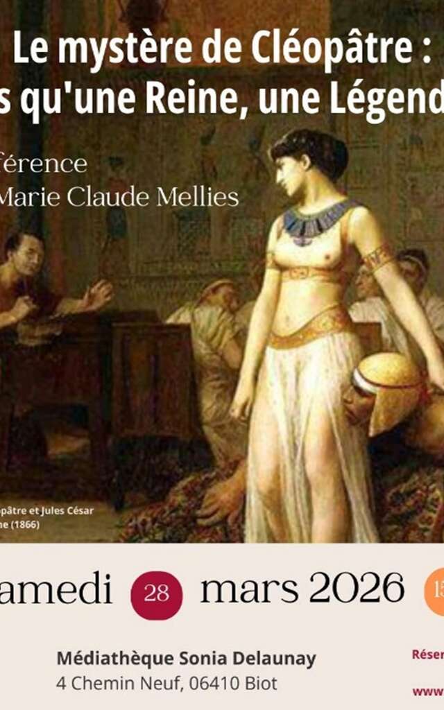 Conférence "Le Mystère Cléopâtre"