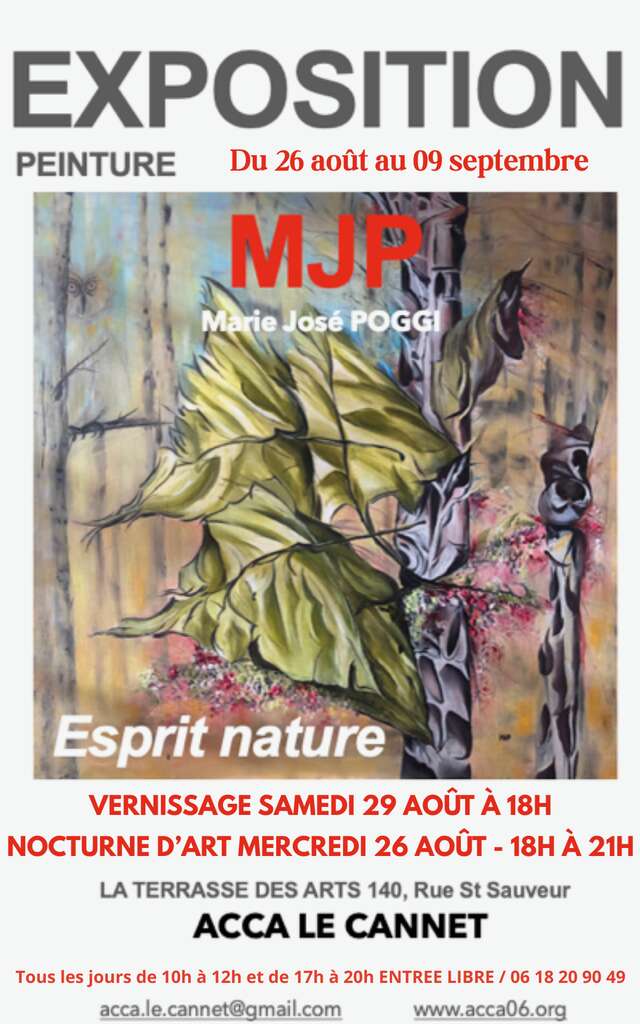"Esprit nature" exposition de Marie José Poggi - ACCA
